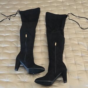 Catherine Malandrino Black Over-the-Knee Boots